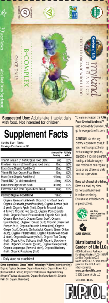 Product image for mykind Organics B-Complex.