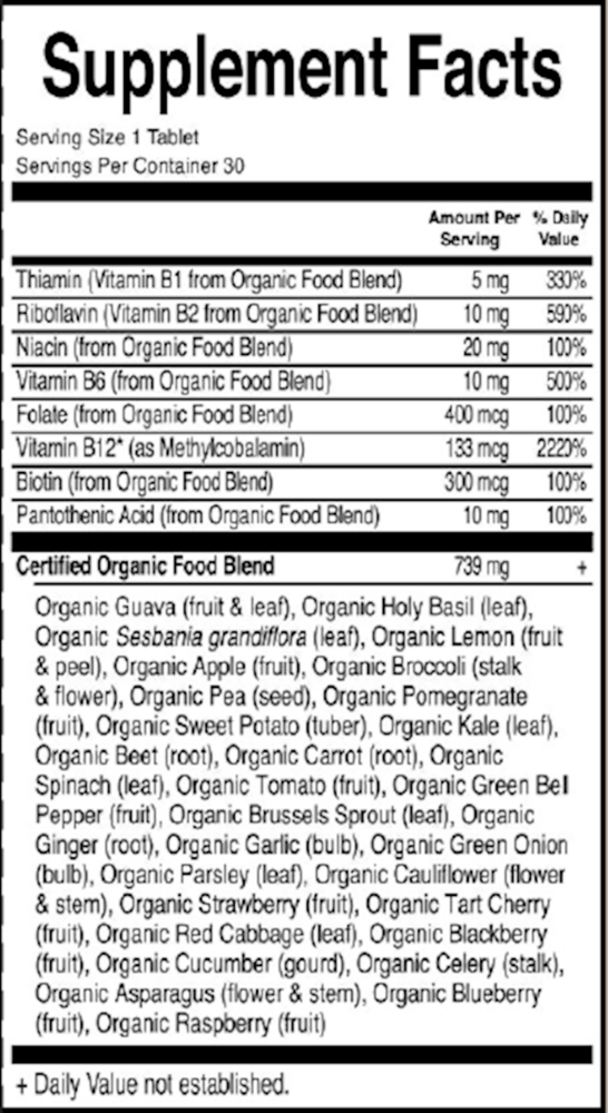 Product image for mykind Organics B-Complex.