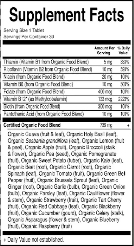 Product image for mykind Organics B-Complex.