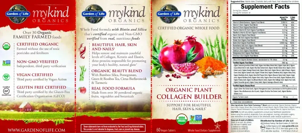 Product image for mykind Organic Plant Collagen Builder.