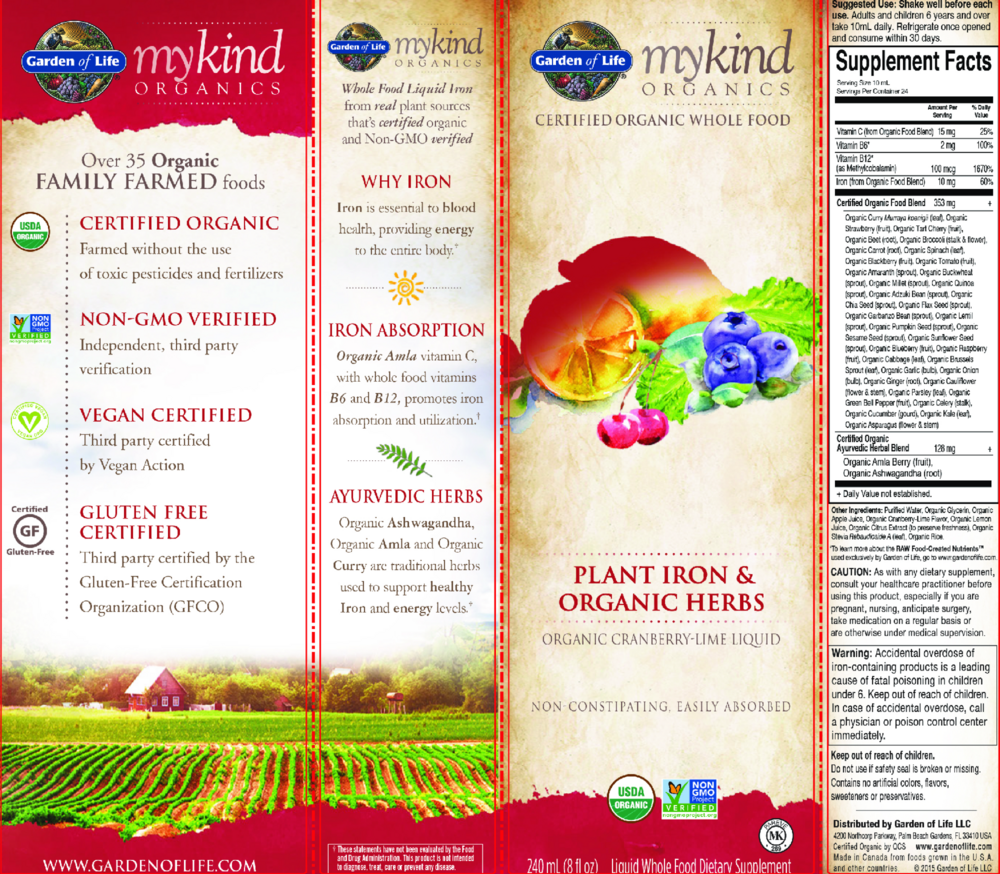 Product image for MyKind Plant Iron &amp; Organic Herbs.