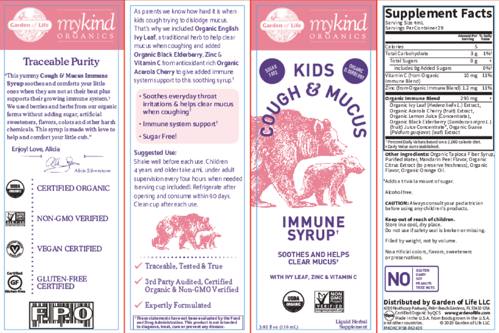 Product image for myKind Kids Cough &amp; Mucus Immune.
