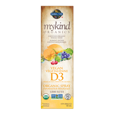 mykind Organics - Vitamin D3 Organic Spray - Vanilla product image