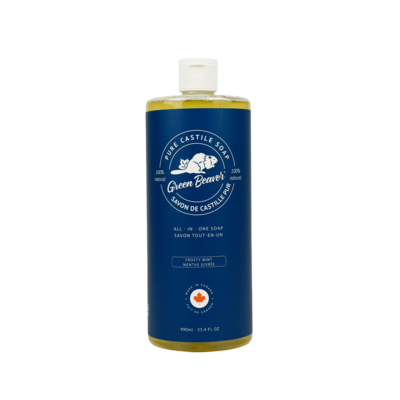 Castile Soap Frosty Mint 990 Milliliters