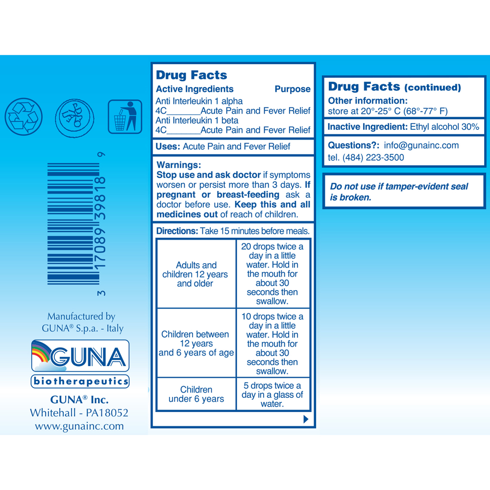 Product image for Guna Anti-Interleukin 1.