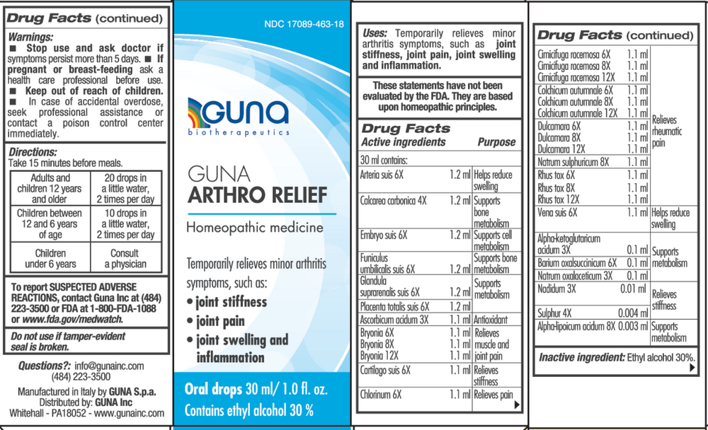Product image for Guna Arthro Relief.