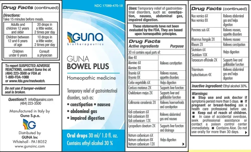 Product image for GUNA Bowel Plus.