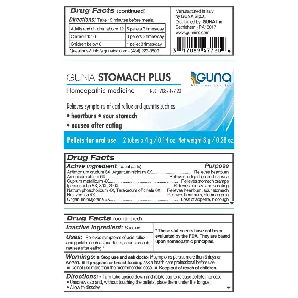 Product image for GUNA Stomach Plus.