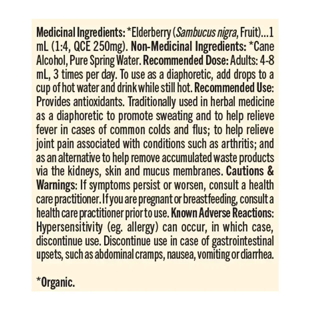 Product image for Elderberry Tincture.