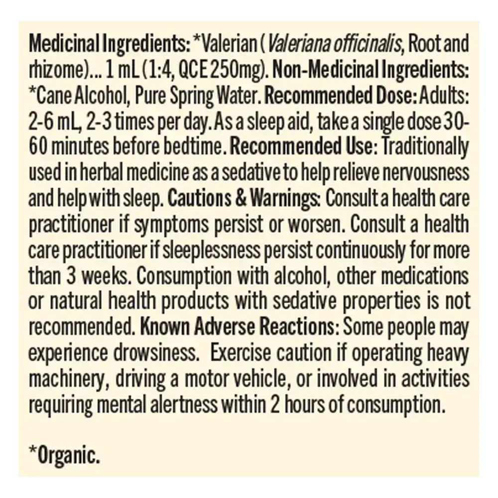 Product image for Valerian Root Tincture.