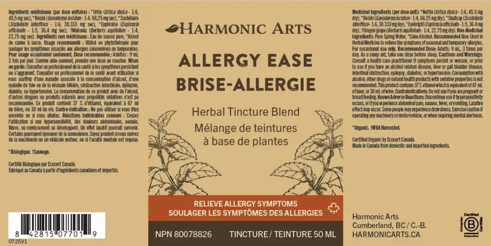 Product image for Allergy Ease Tincture.