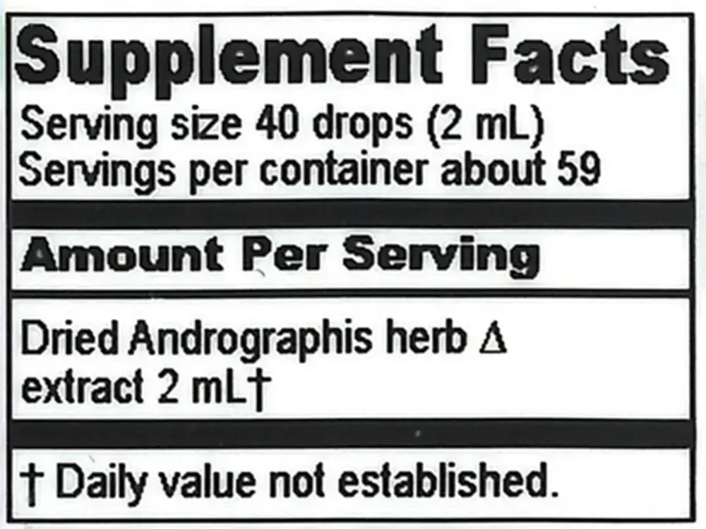 Product image for Andrographis extract.