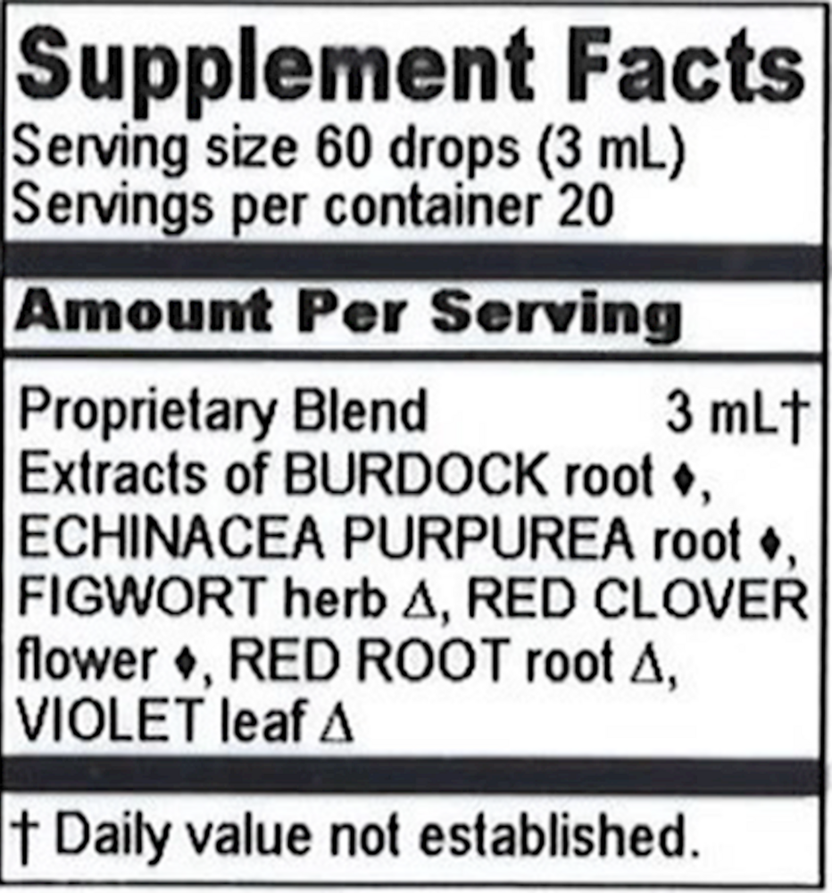 Product image for Burdock/Red Root Compound.