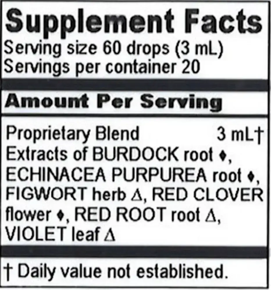 Product image for Burdock/Red Root Compound.