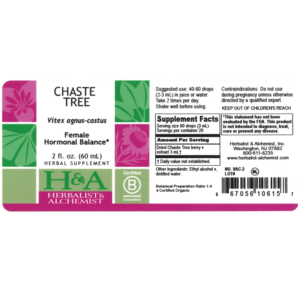 Product image for Chaste Tree Extract.