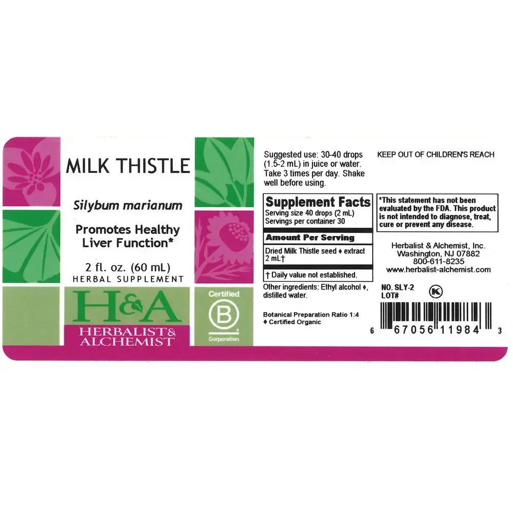 Product image for Milk Thistle Extract.
