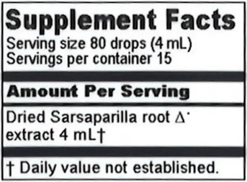 Product image for Sarsaparilla Extract.