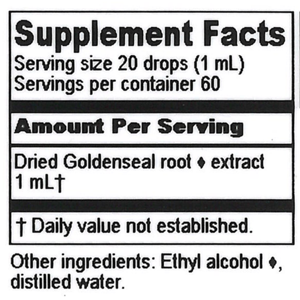 Product image for Goldenseal Extract.