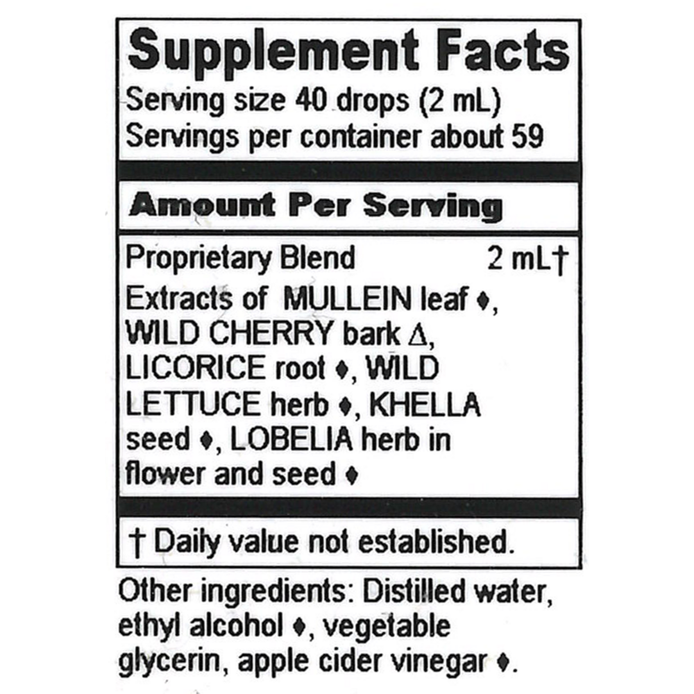 Product image for Lung Relief Antispasmodic.