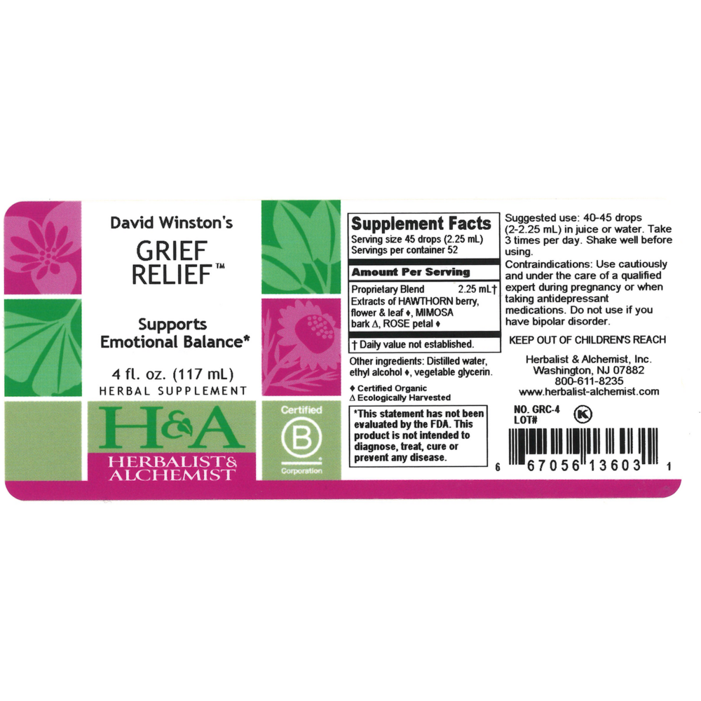 Product image for Grief Relief.
