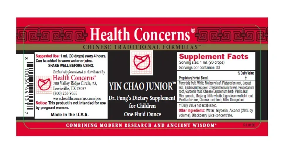 Product image for Yin Chao Junior.