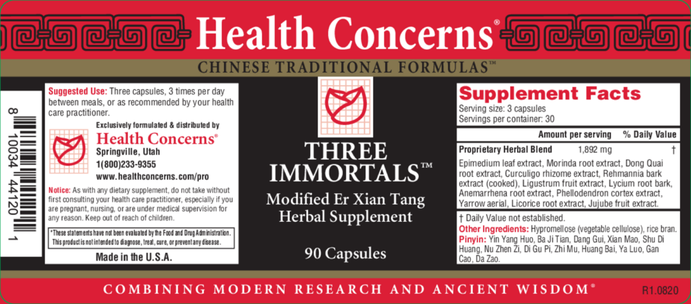 Product image for Three Immortals.