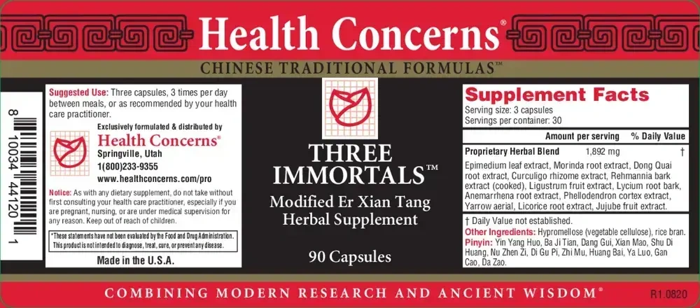 Product image for Three Immortals.