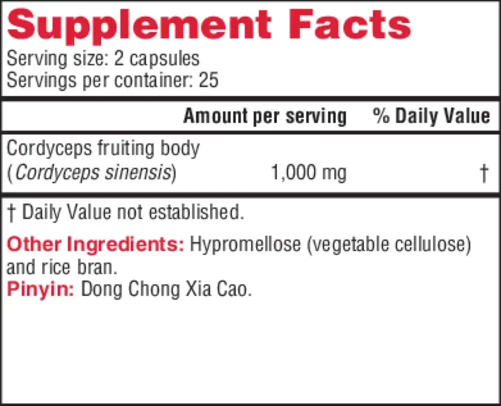 Product image for Cordyceps PS.