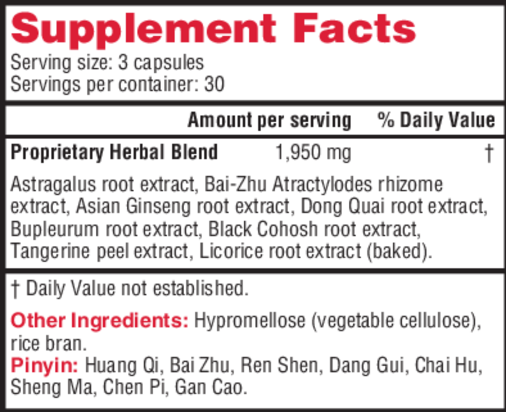 Product image for Raise Qi (Bu Zhong Yi Qi Wan).