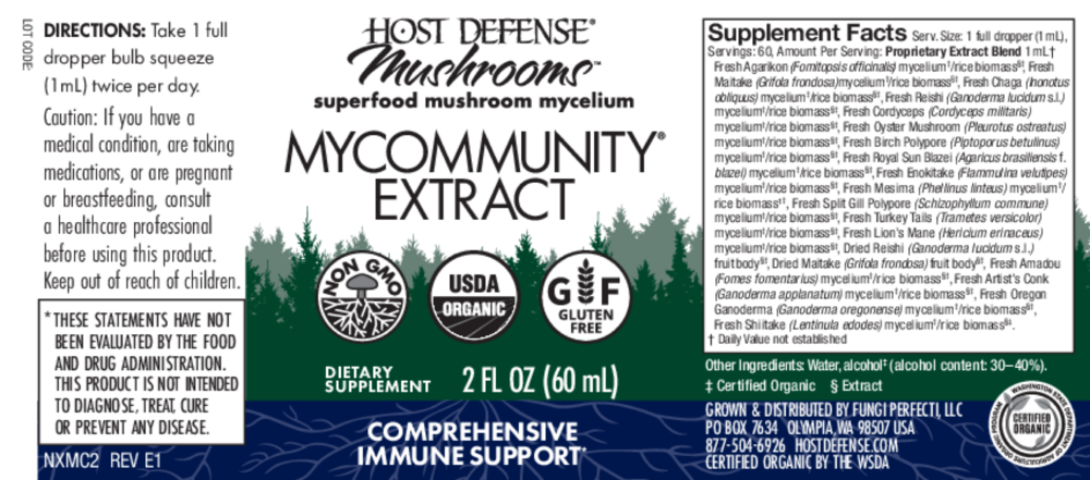 Product image for Mycommunity Extract.