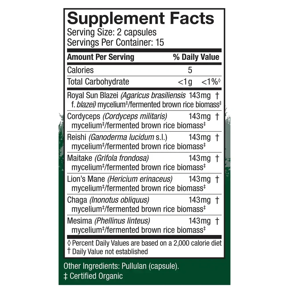Product image for Stamets 7® Daily Immune Support.