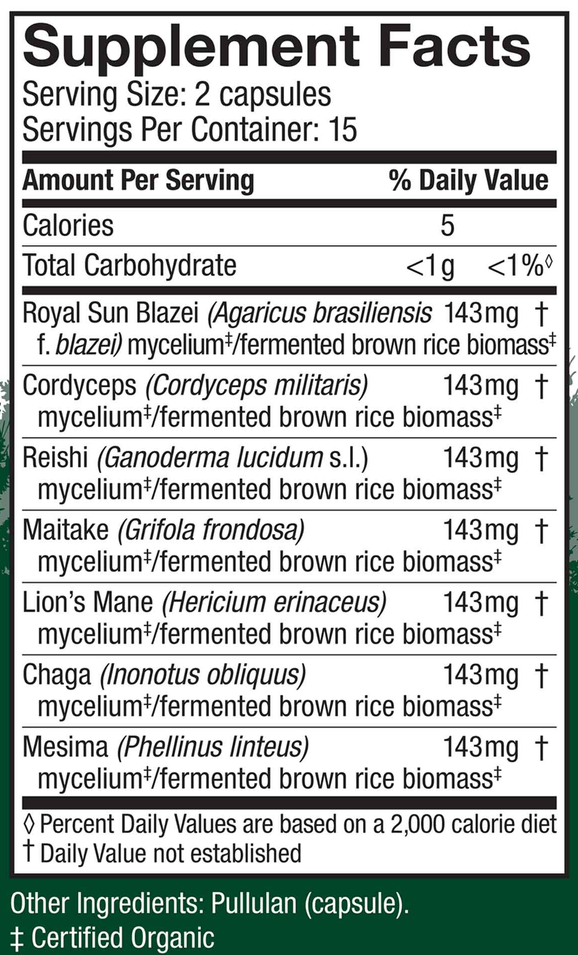 Product image for Stamets 7® Daily Immune Support.