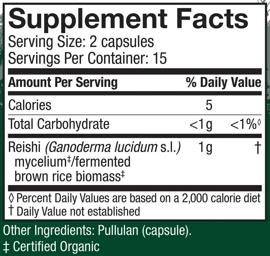 Product image for Reishi (Ganoderma lucidum).