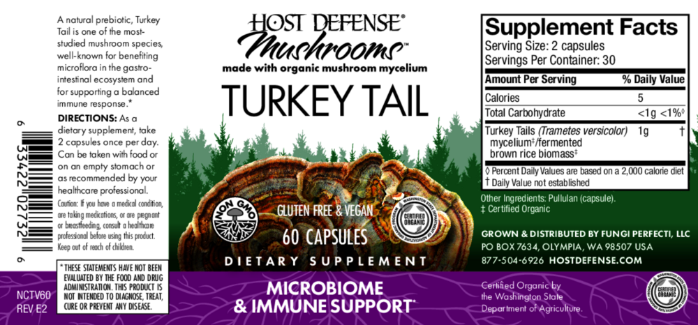 Product image for Turkey Tail Capsules.