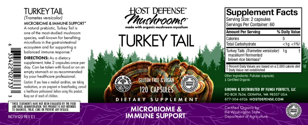 Product image for Turkey Tail Capsules.