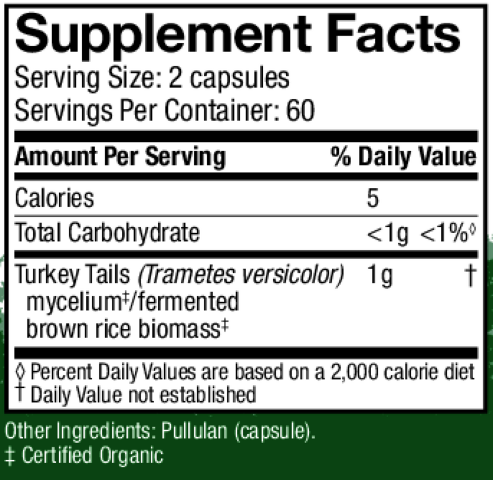 Product image for Turkey Tail Capsules.