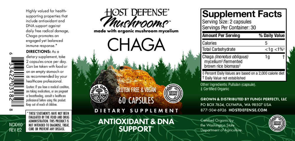 Product image for Chaga (Inonotus obliquus).