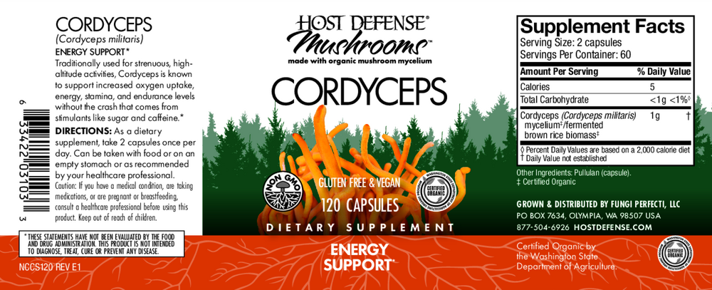 Product image for Cordyceps (Cordyceps Militaris).