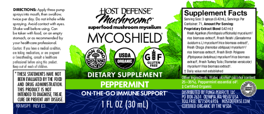 Product image for Mycoshield Spray Peppermint.