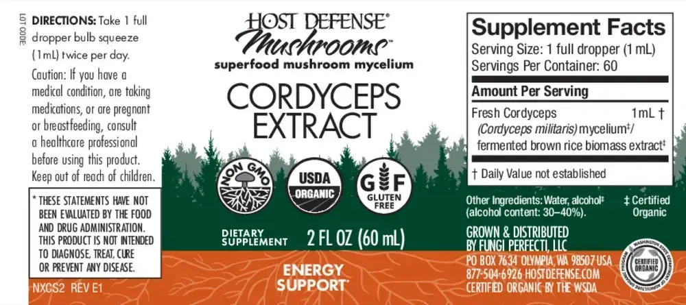 Product image for Cordyceps Extract.