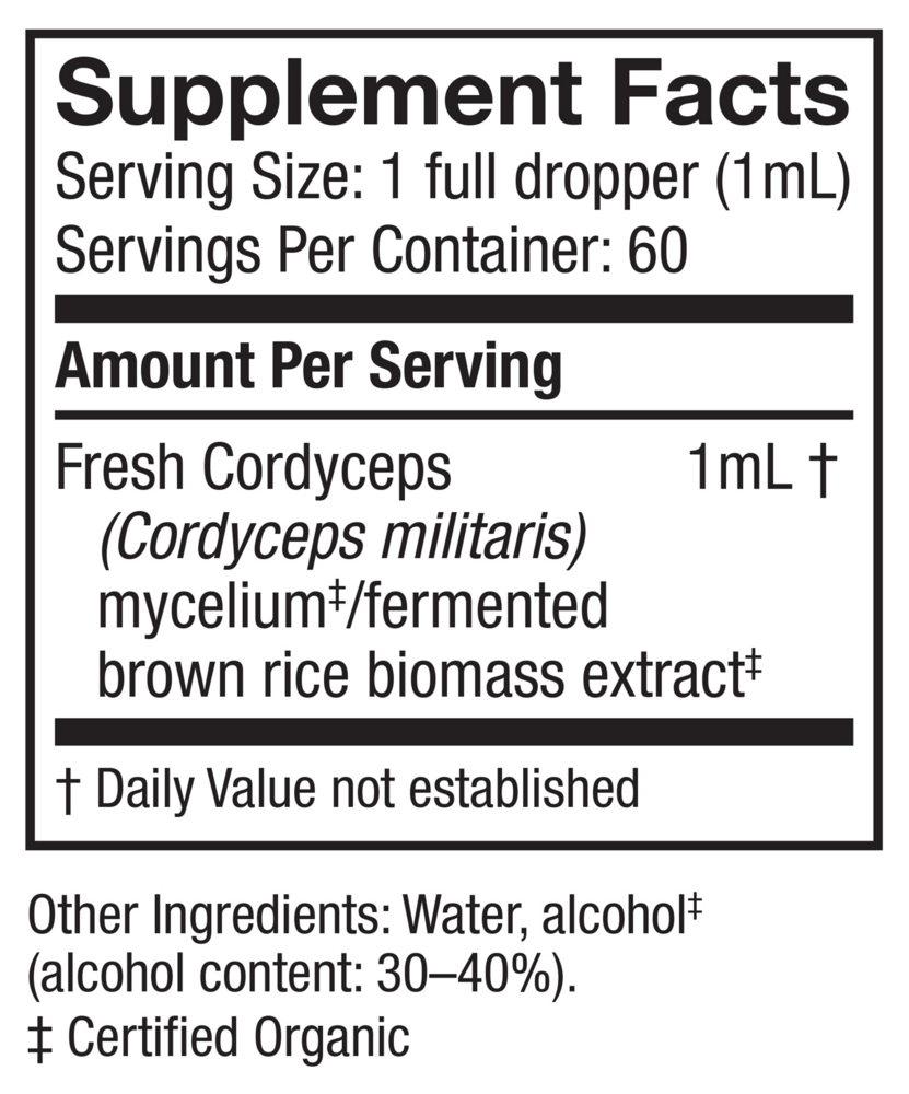 Product image for Cordyceps Extract.