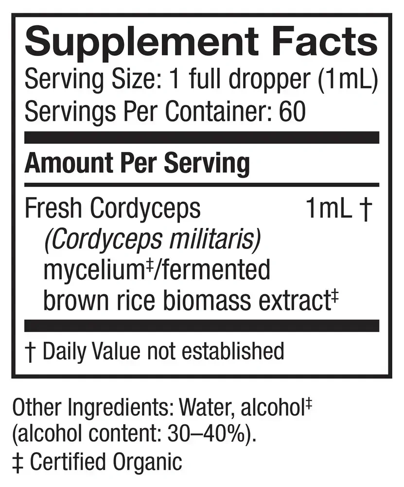 Product image for Cordyceps Extract.