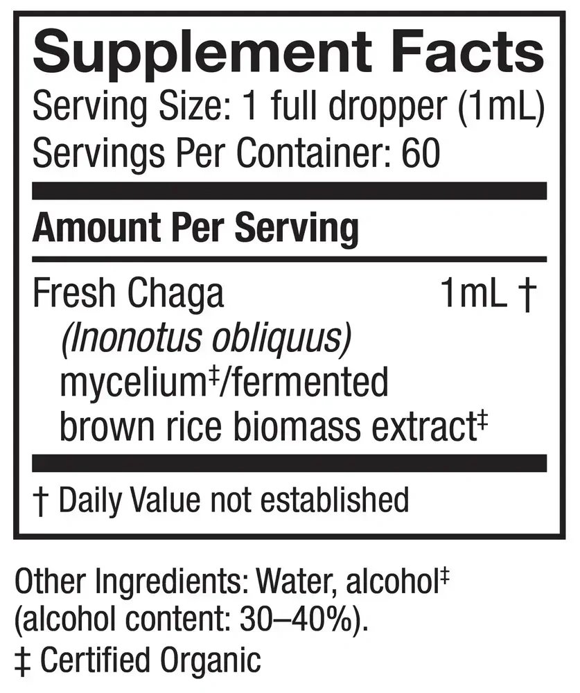 Product image for Chaga Extract (Inonotus obliquus).