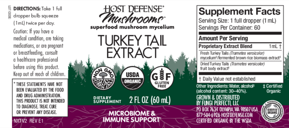 Product image for Turkey Tail (Trametes versicolor).