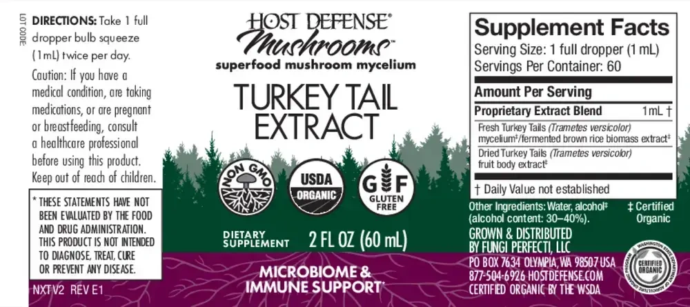 Product image for Turkey Tail (Trametes versicolor).