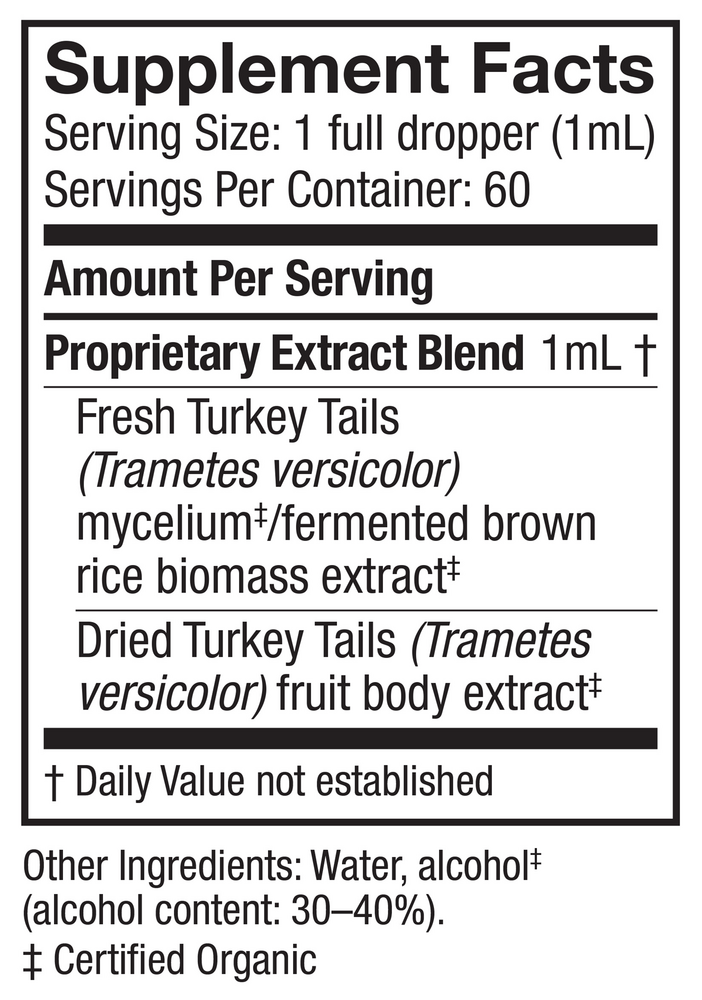 Product image for Turkey Tail (Trametes versicolor).