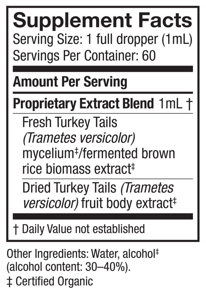 Product image for Turkey Tail (Trametes versicolor).