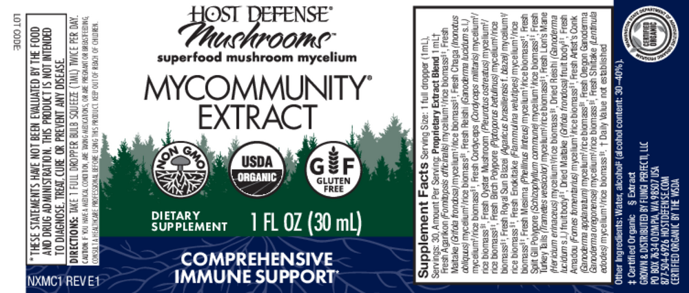 Product image for Mycommunity Extract.