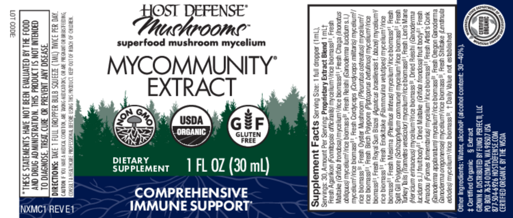 Product image for Mycommunity Extract.