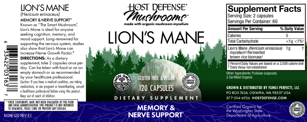 Product image for Lions Mane (Hericium erinaceus).